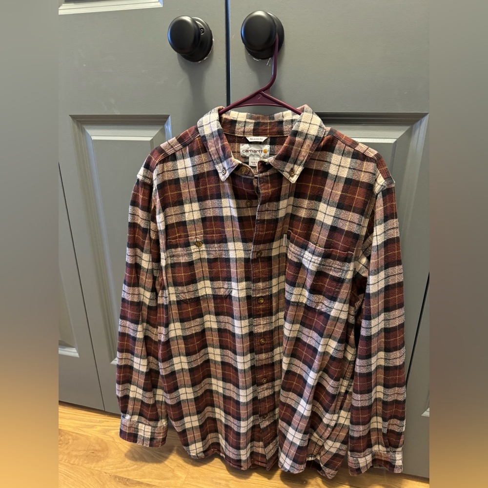 Men’s Carhartt button up shirt